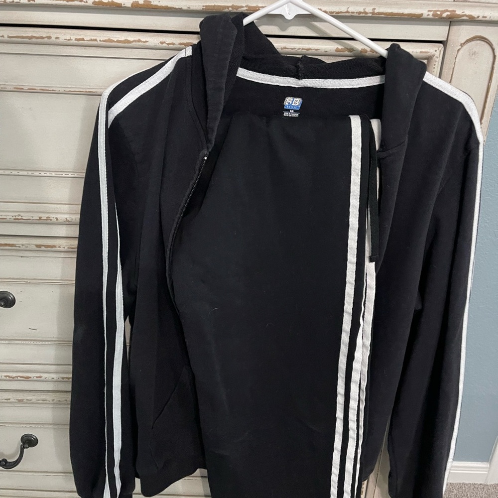 Black and White Hoodie